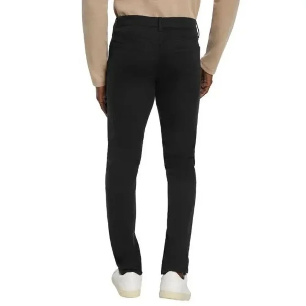Banana Republic Mens Pants  30 x 32 5 Pocket Black Slim Straight Casual Stretch